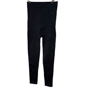 Blanqi Everyday Maternity Postpartum Leggings Black High Waisted Lounging Large